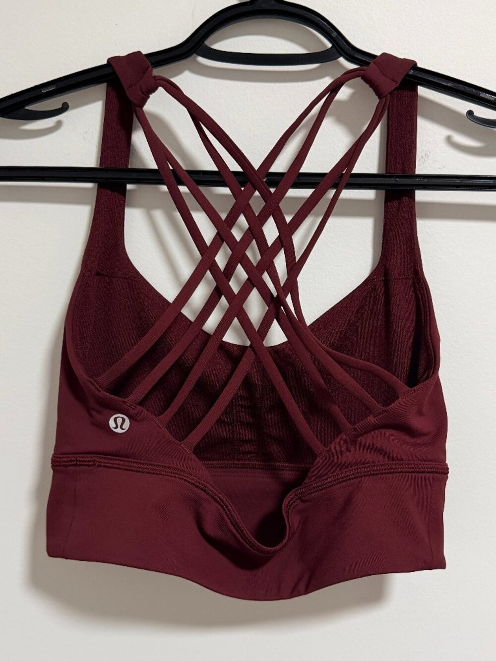 Lululemon Free to Be Bra Wild Long Line – Wine – Size 6 – NWOT - Picture 4 of 7